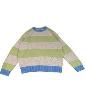 Urban outfitters bar striped knit sweater UO size large